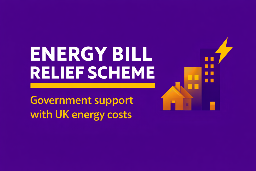 Energy Bills Support Scheme UK government energy relief graphic