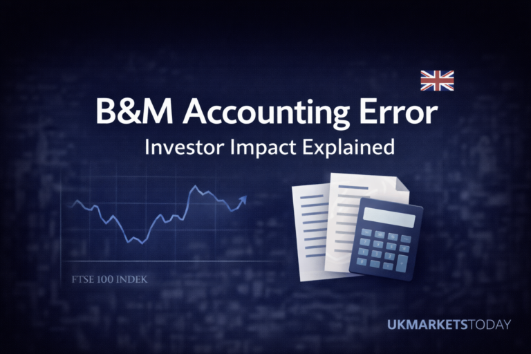 B&M accounting error impact on UK share price and market outlook