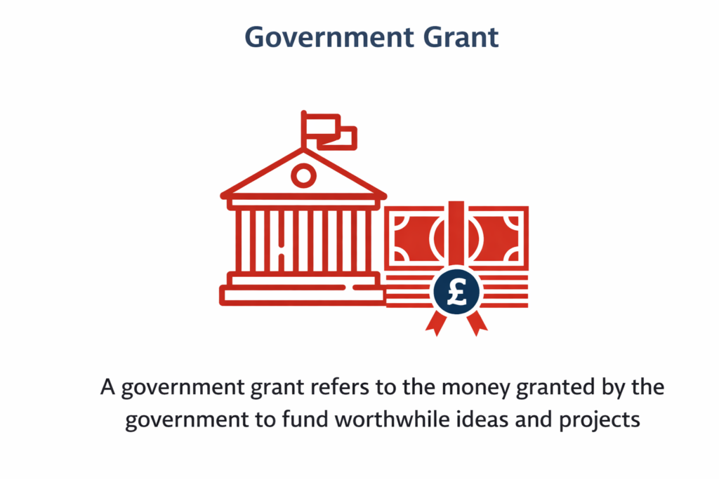 Grants and government support shown through UK grant illustration