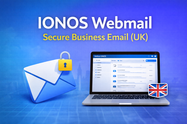 IONOS Webmail secure business email workspace on desktop