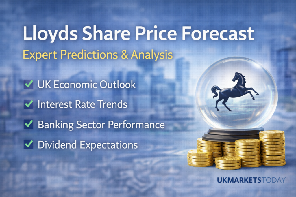 Lloyds Share Price forecast showing UK market trends and investor outlook