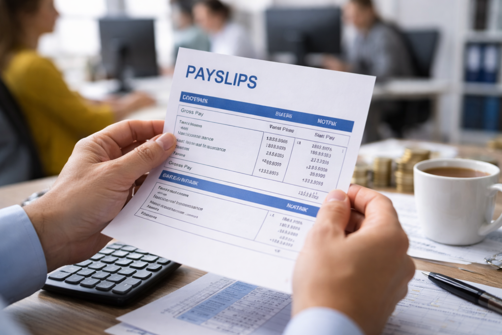 Minimum wage 2026 UK payslip showing updated hourly pay