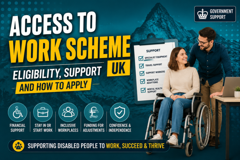 Access to work scheme UK workplace support image