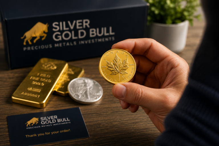 Buying physical gold through Silver Gold Bull