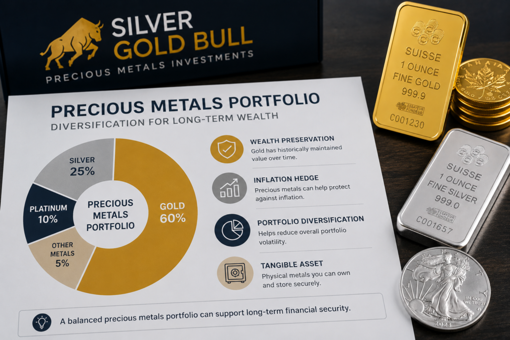 Precious metals diversification strategy