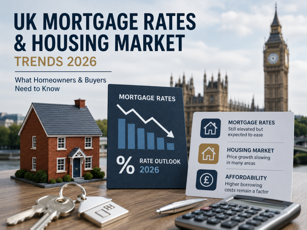 UK mortgage rates and housing market trends 2026