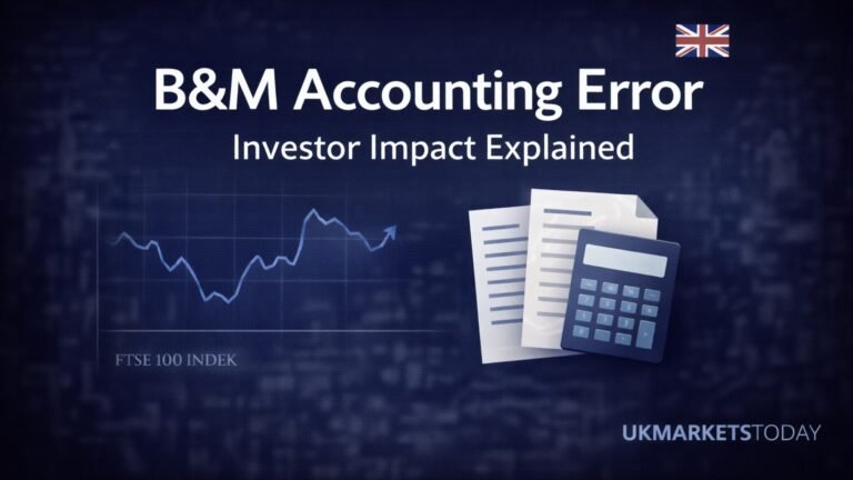 B&M accounting error impact on UK share price and market outlook