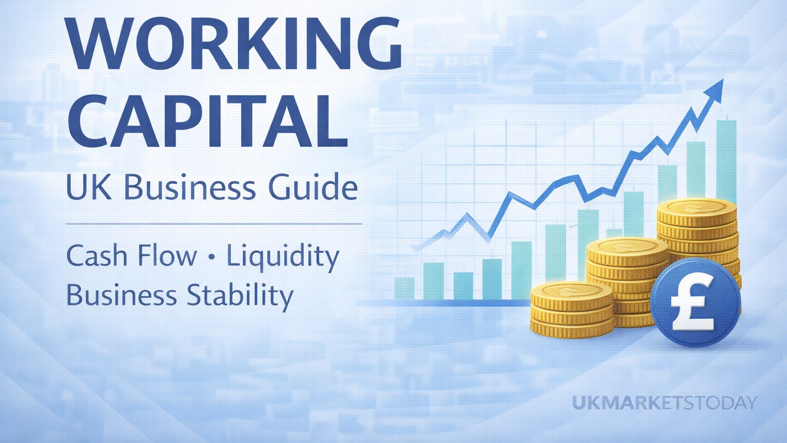 Working capital UK guide showing business growth and liquidity strategy